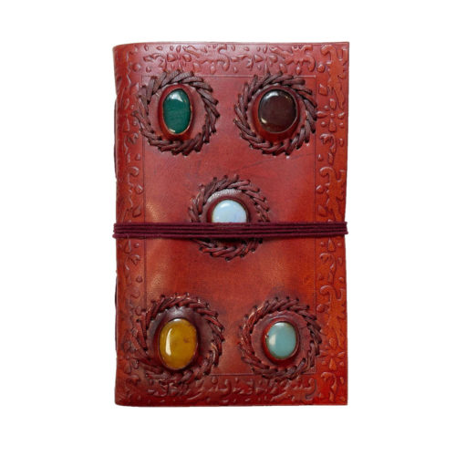 journal-intime-ou-cahier-en-cuir-5-pierres-12-x-17cm-01