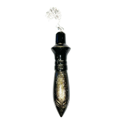 pendule-obsidienne-doree-egyptien-thot-01
