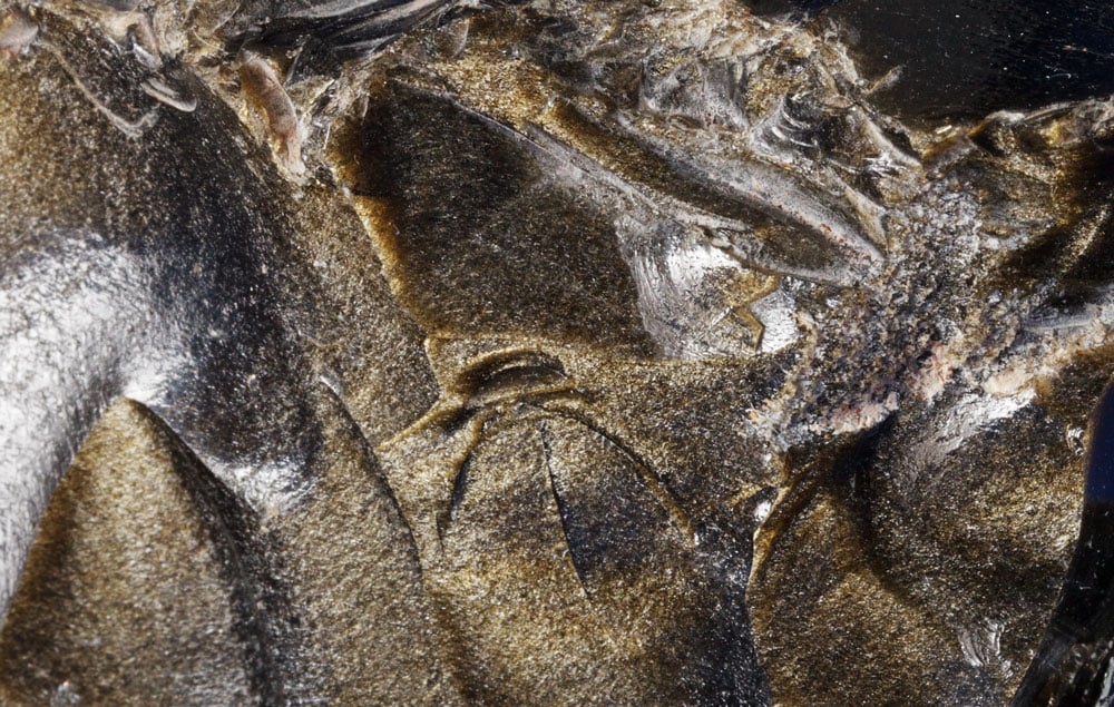 Pendentif Obsidienne Dorée en lithothérapie