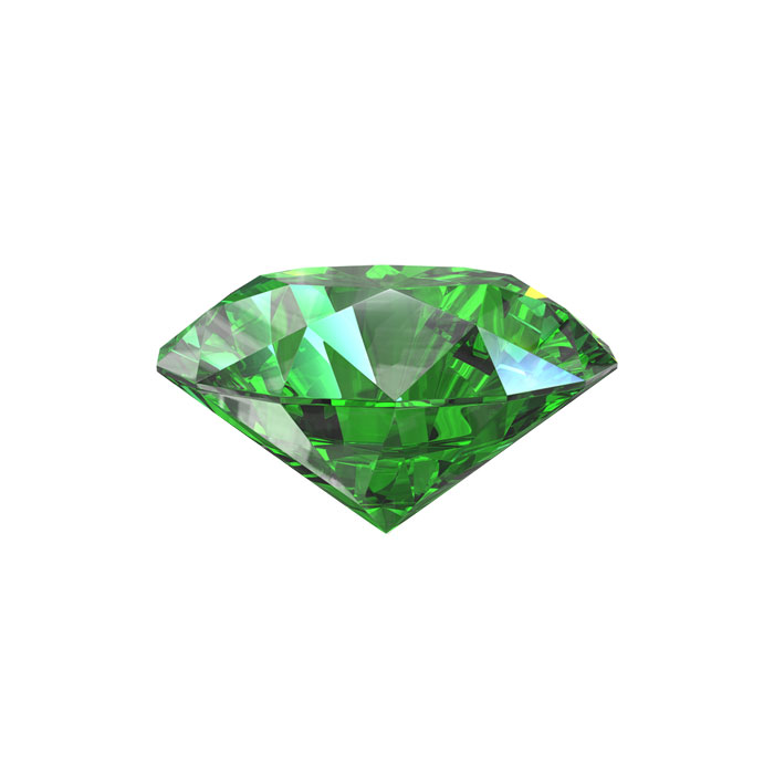 pierre diamant vert