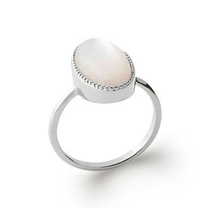 bague nacre argent 925