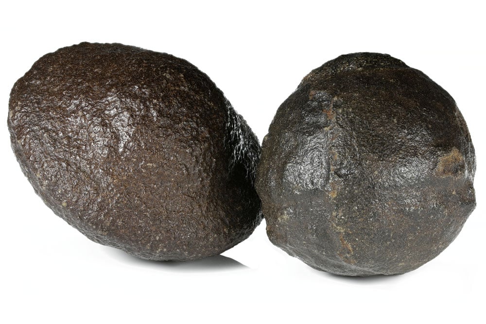 Moquis marbles polies paire - vertus polarité masculin-féminin ancrage chamanique Hopi