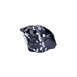 pierre obsidienne neige