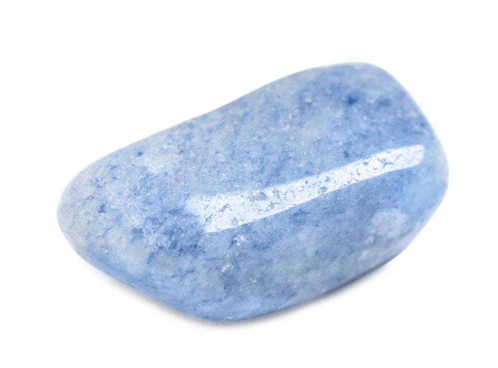 Pendentif Quartz Bleu