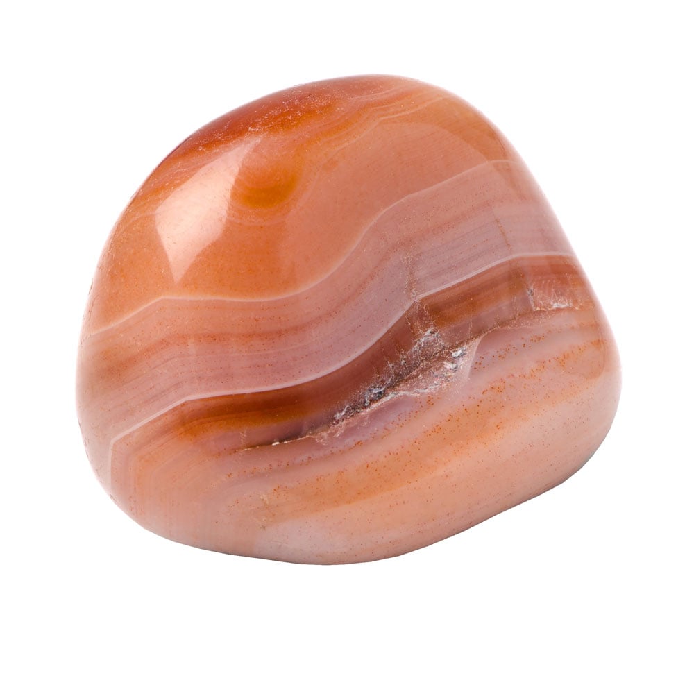 Sardonyx brut du Brésil - bandes alternées sardoine et onyx, origine minéralogique composition rubanée