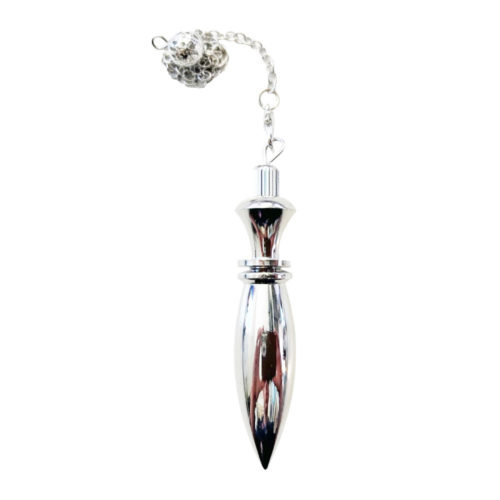pendule-temoin-metal-argente-egyptien-thot
