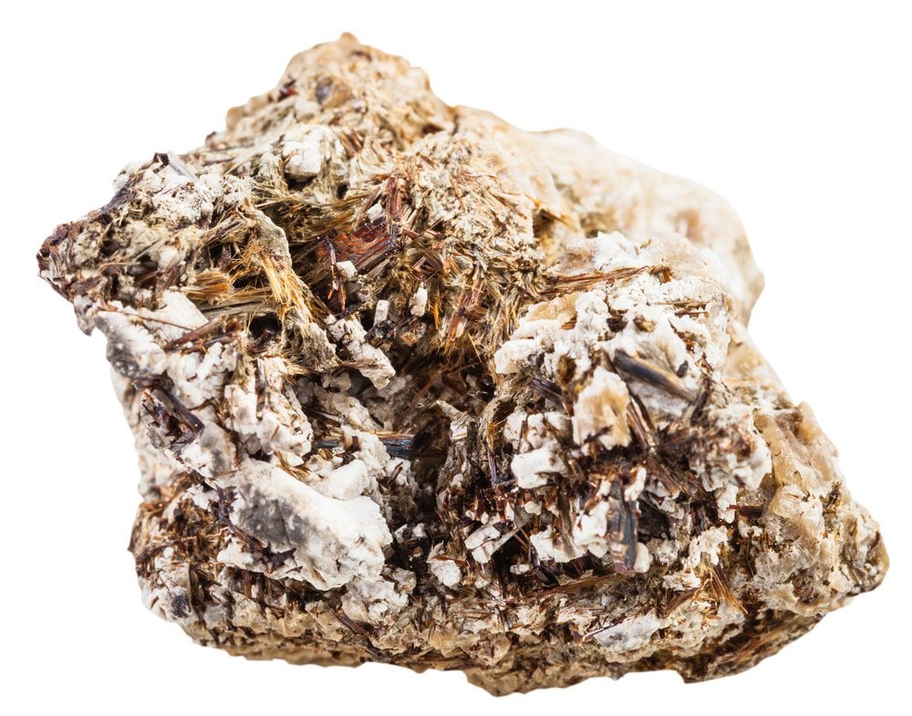 Astrophyllite cristaux dorés - vertus introspection connaissance de soi acceptation transformation