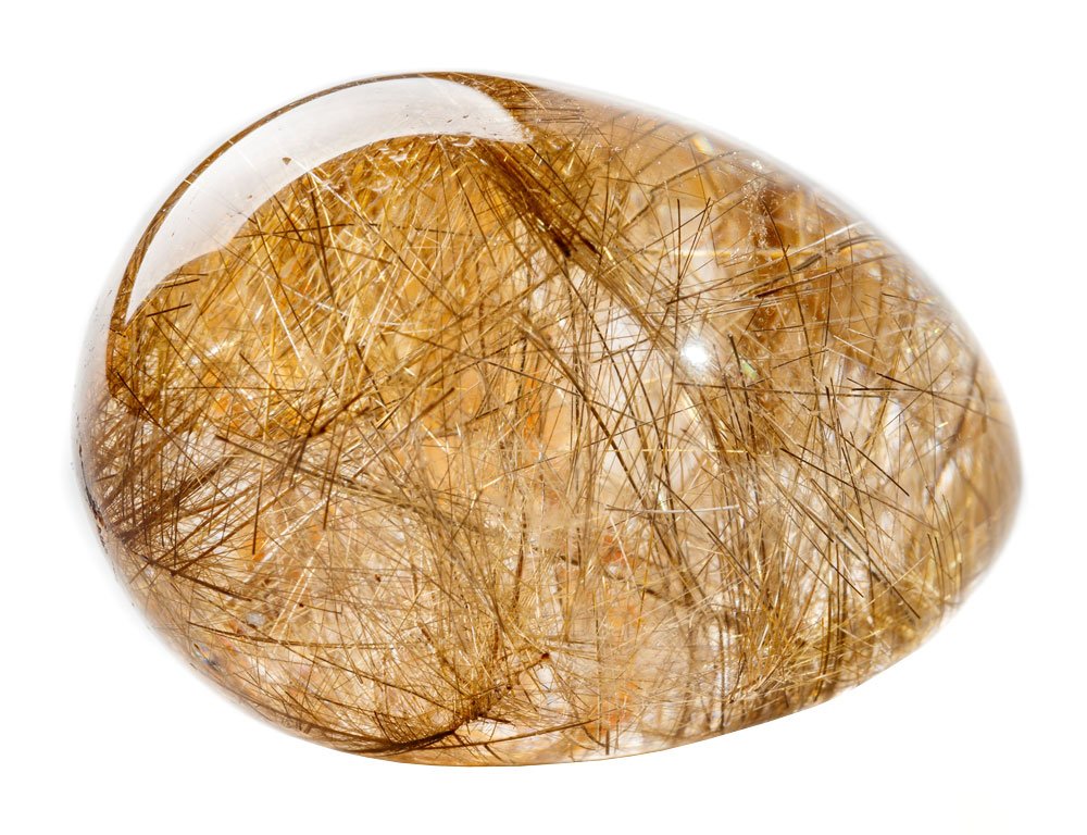 Quartz rutilé brésilien cheveux de Vénus, gisements mondiaux, Bahia et Minas Gerais