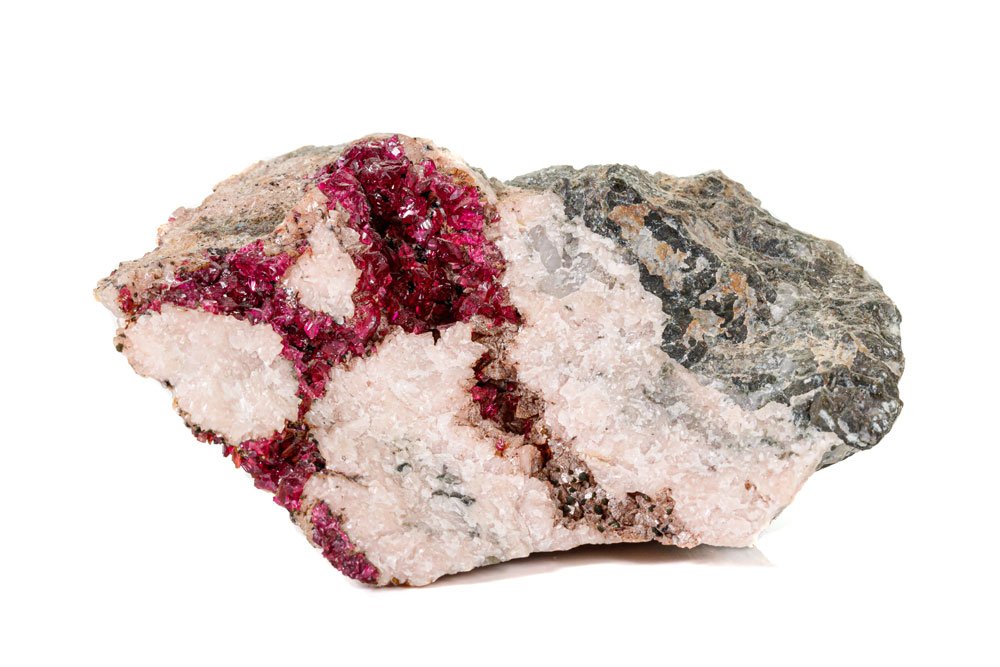Érythrine rare pierre rouge rose cobalt vertus sécurité mentale confiance tolérance lithothérapie
