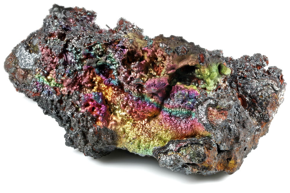 Goethite naturelle brut - gisements Herdorf Allemagne, pseudomorphe botryoïdale formation géologique