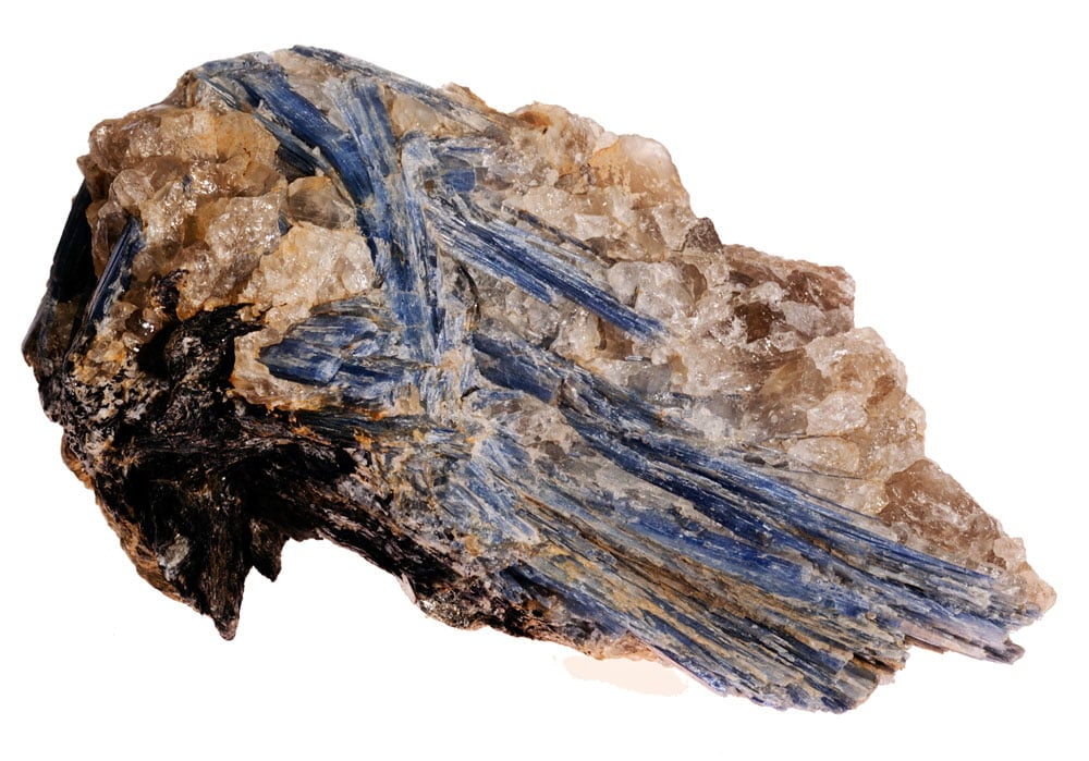 Sillimanite polie - force intérieure troisième œil couronne chakras méditation