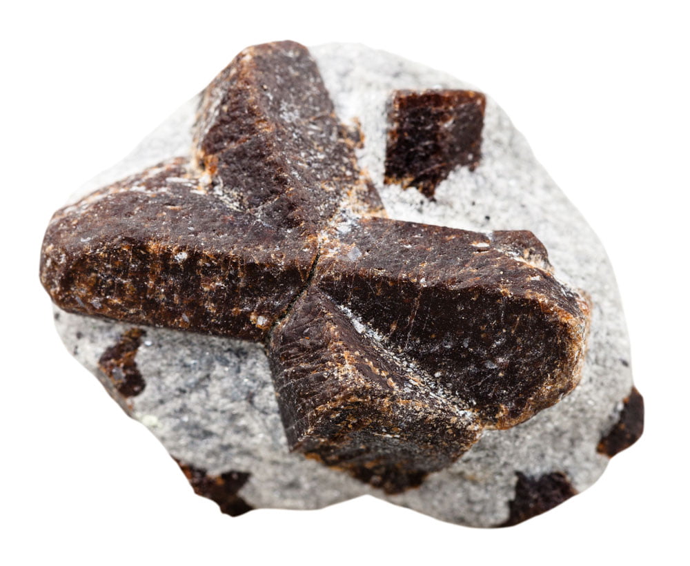 Staurotide polie croix naturelle - vertus protection, persévérance, foi incarnée et ancrage spirituel
