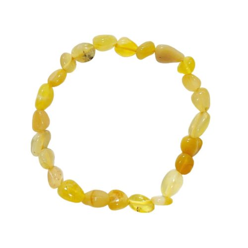 bracelet-opale-jaune-baroque-19cm