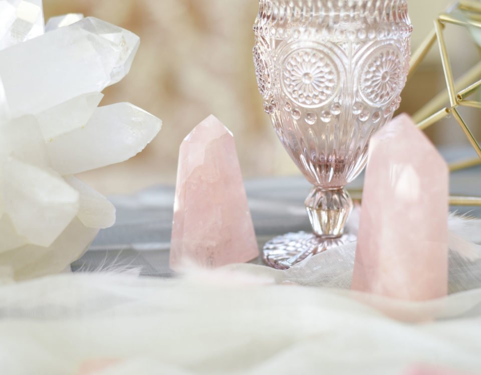 decoration cristal table