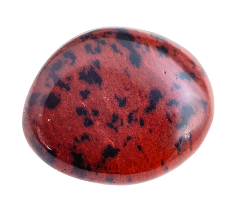 Obsidienne acajou polie - pierre de protection, grounding et chakra racine-sacré en lithothérapie