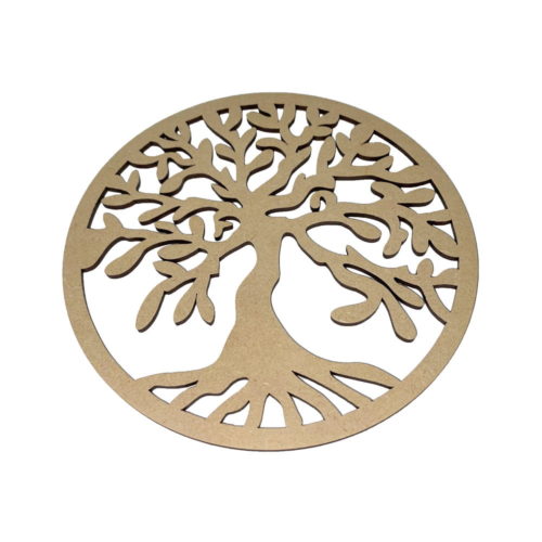 Plaque de rechargement Arbre de vie - Bois sculpté