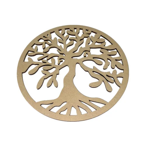 Plaque de rechargement Arbre de vie - Bois sculpté