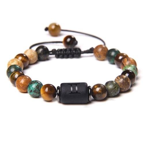 bracelet gémeaux cordon ajustable