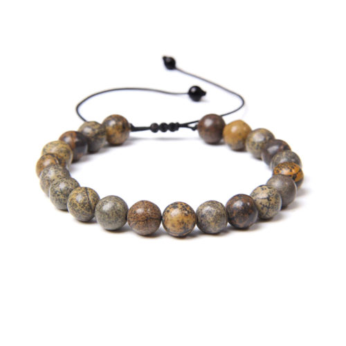 bracelet jaspe léopard