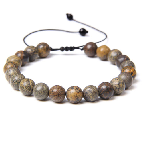 bracelet jaspe léopard