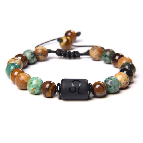 bracelet lion cordon ajustable