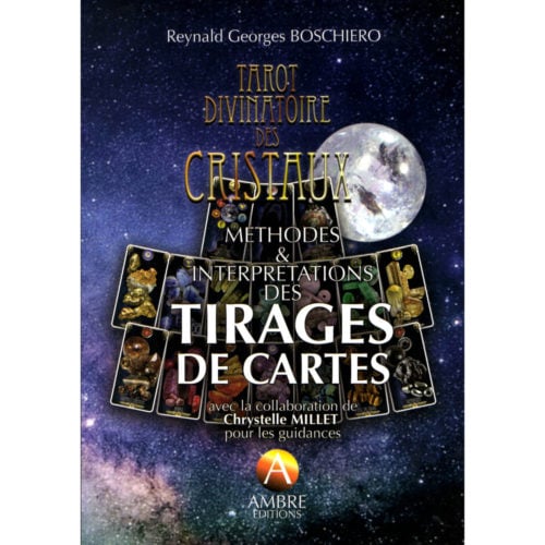 Tarot divinatoire des cristaux - 48 lames - Tirage simple (Coffret)