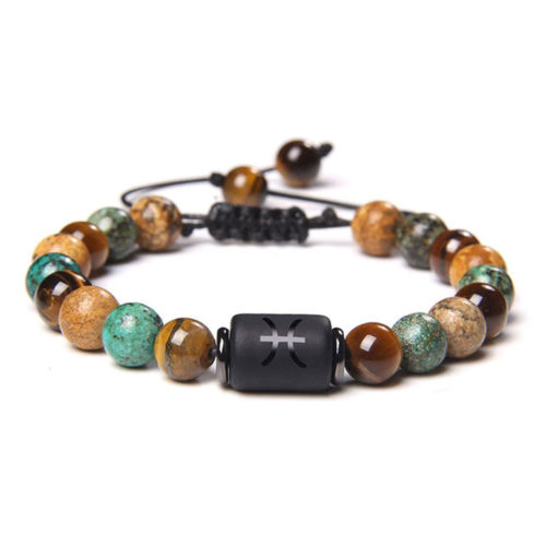 bracelet poissons cordon ajustable