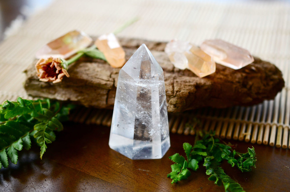 Double pointe | Quartz clair