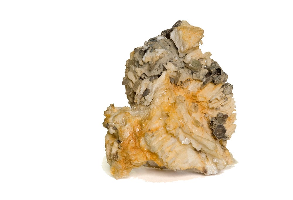 Cristal de fluorapatite brut bleu-vert pur - histoire minéralogique depuis l'Antiquité égyptienne et tradition cristallographique