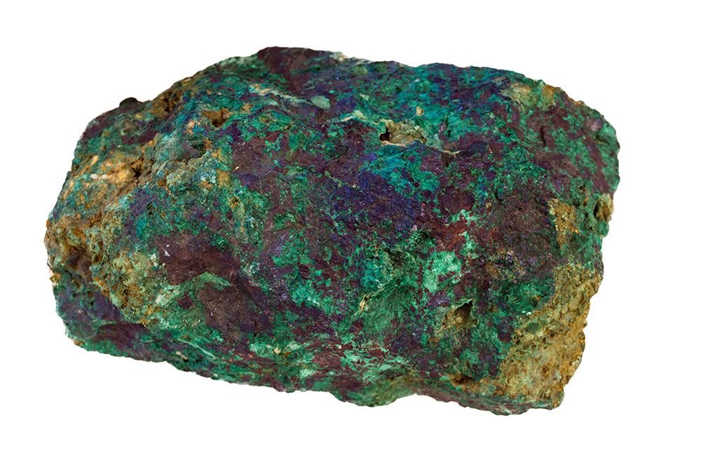 Cuprite malachite polie - vertus émotionnelles, stabilité psychologique, transformation lithothérapie