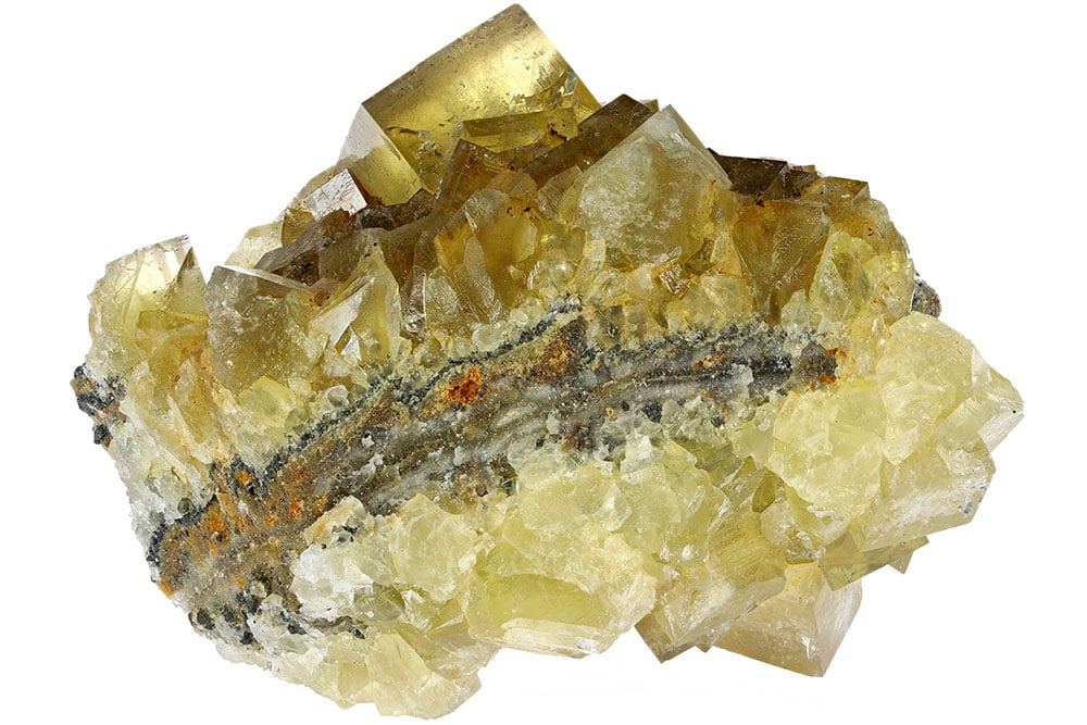 Fluorite jaune polie et brute - vertus de clarté mentale, stabilité émotionnelle et rationalité en lithothérapie