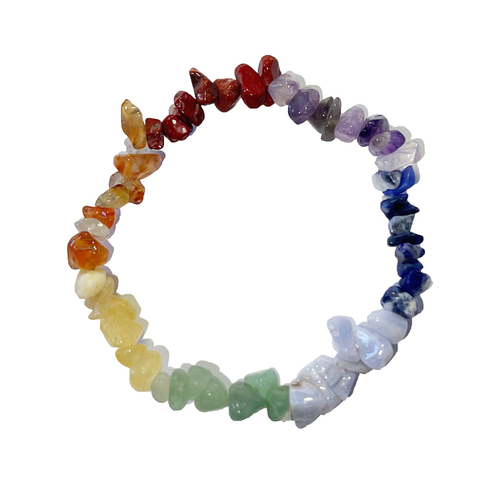 Bracelet 7 chakras enfant - Minéraux et Cristaux