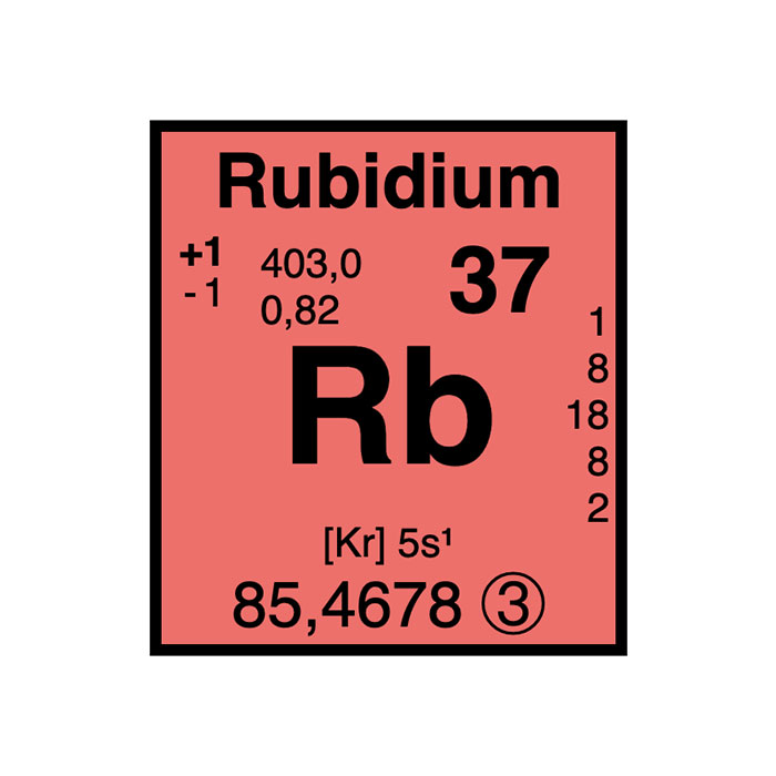 element-chimique-37-rubidium