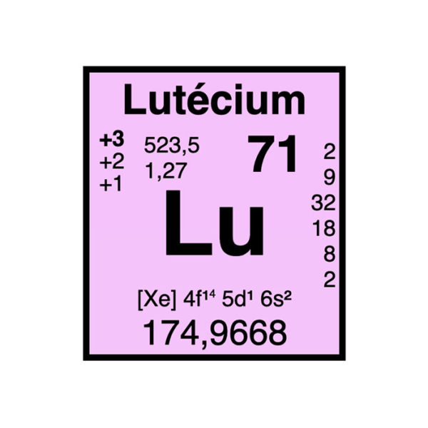 Cube De Lutétium Métal 10mm Haute Pureté 99.95% - Neuf, échantillon Tableau Périodique, 9.9g