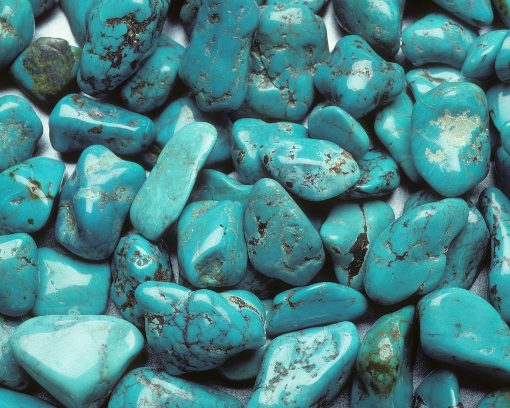 Pierre callaïte bleue ciel - histoire millénaire de la turquoise antique depuis l'Égypte pharaonique