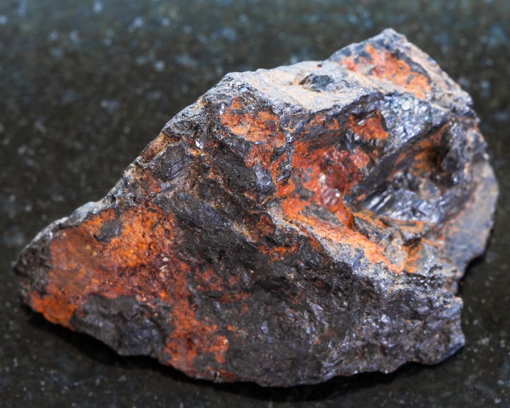 Wolframite naturelle - origine et composition minéralogique