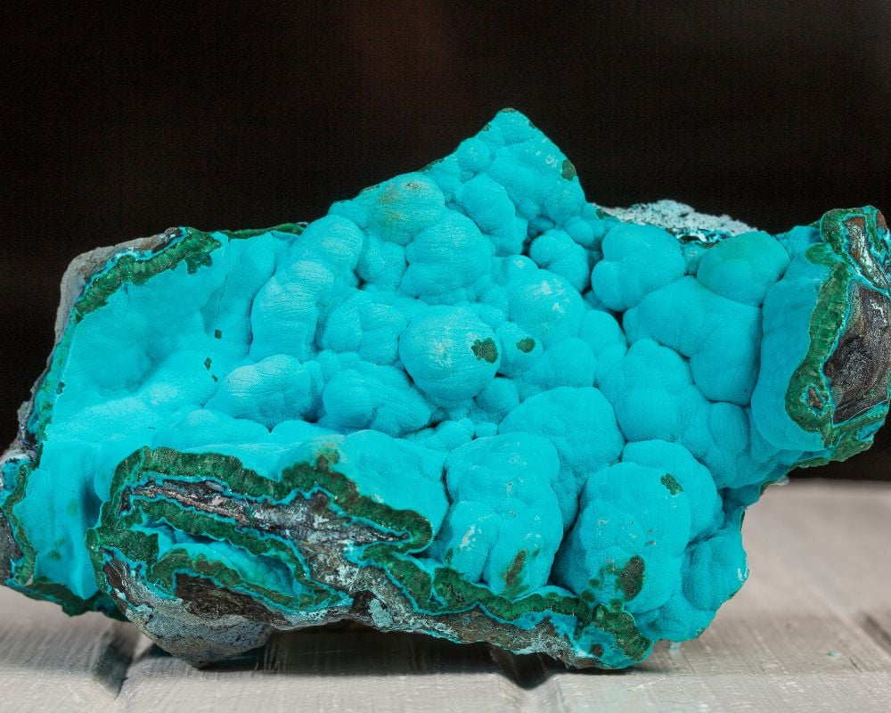 Malachite Chrysocolle - Mines et qualités géographiques