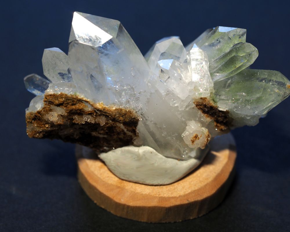 Quartz chlorite — vertus de purification, enracinement et guérison émotionnelle en lithothérapie