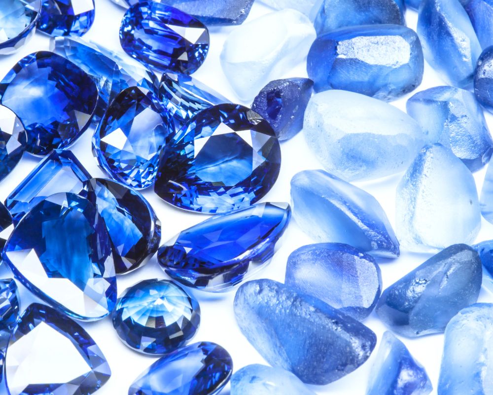 Saphir bleu clair : pierres de sagesse, clarté mentale et communication authentique