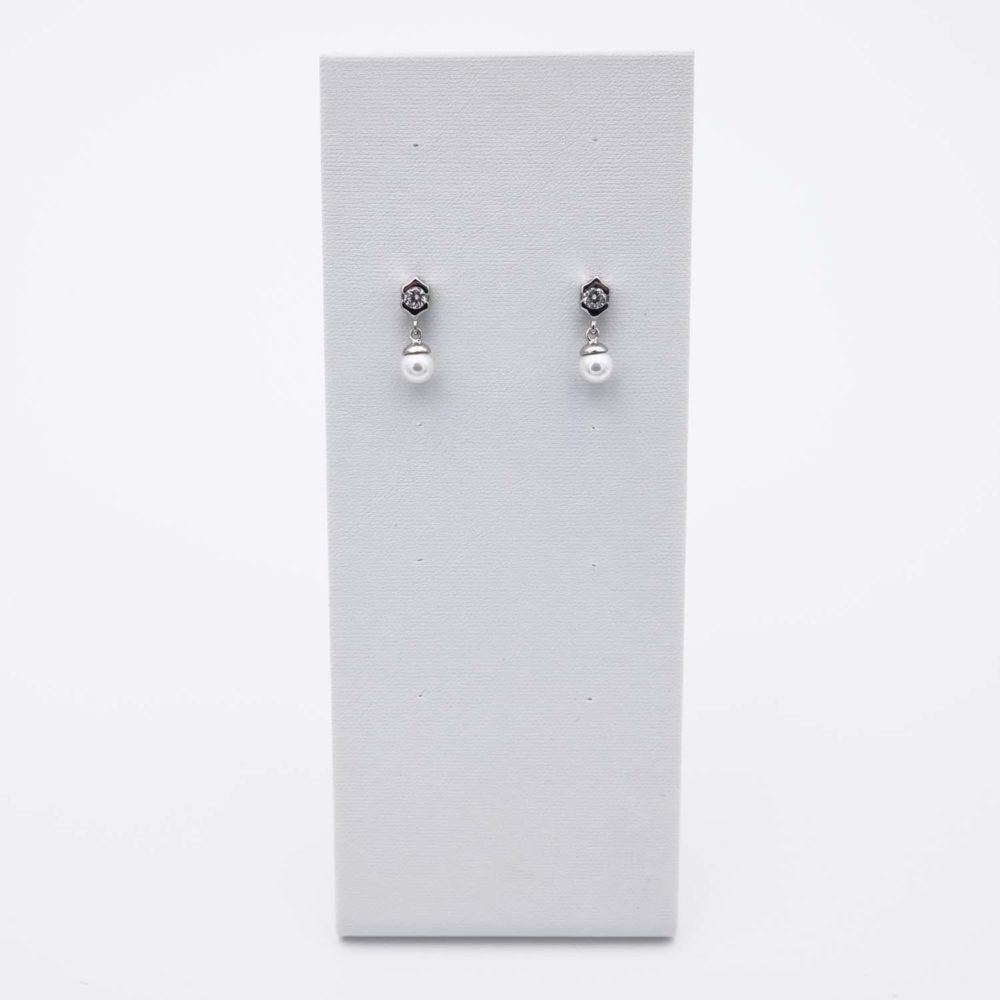 Boucles d'Oreilles en Perles de Majorque - 6 x 15 mm - Image 7