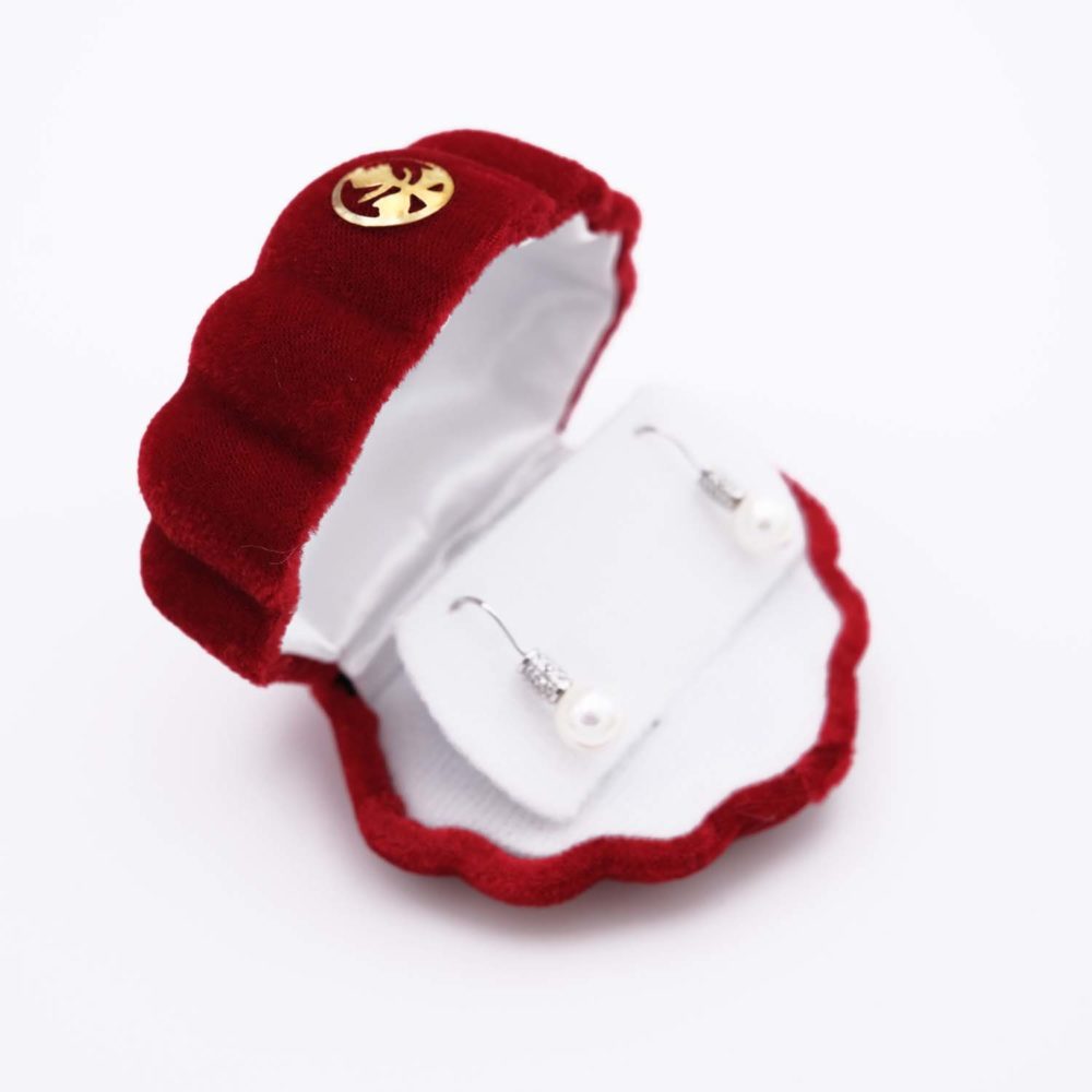 Boucles d'Oreilles en Perles de Majorque - 8 x 20 mm - Image 3