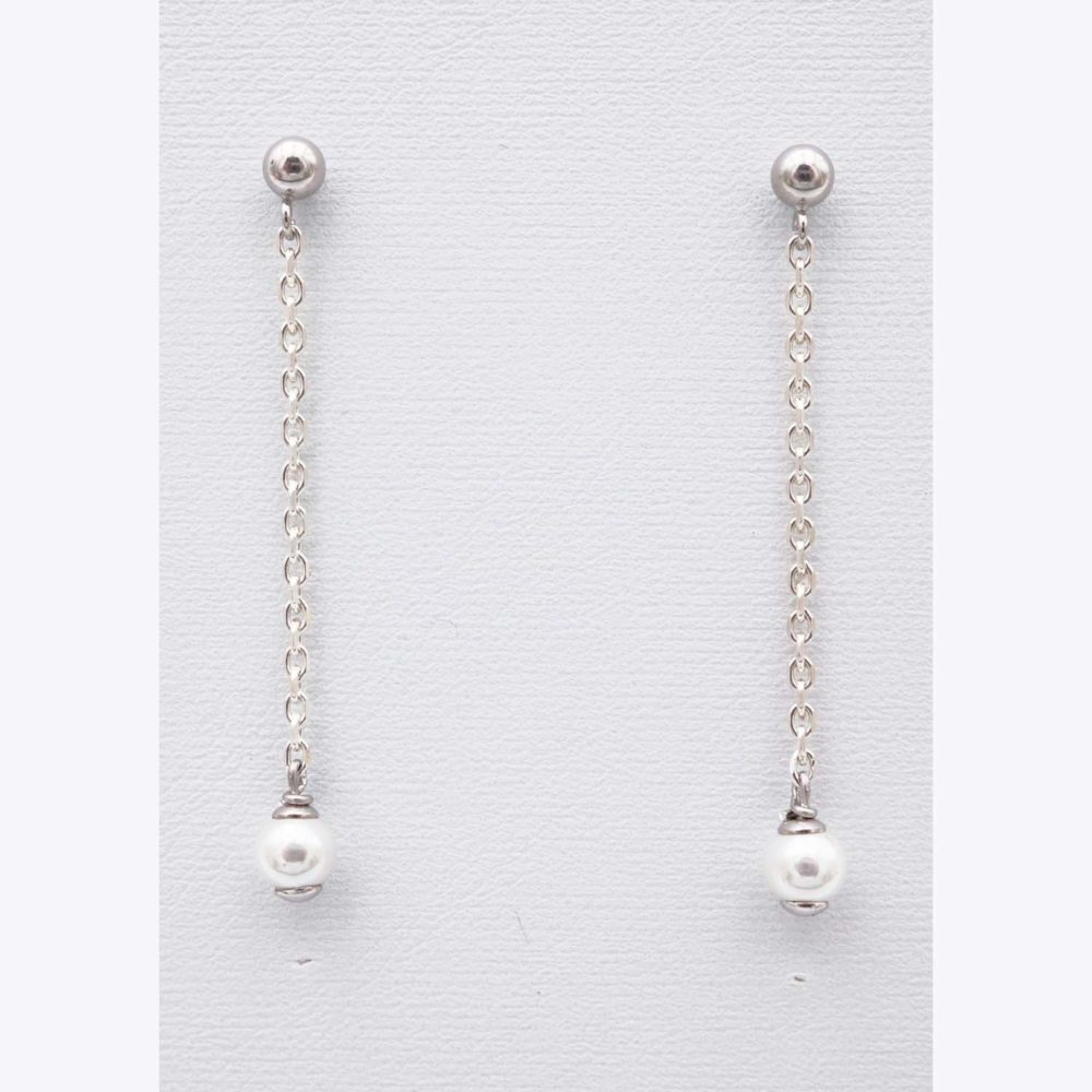 Boucles d'Oreilles en Perles de Majorque - 5 x 45 mm - Image 9
