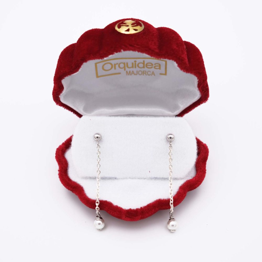 Boucles d'Oreilles en Perles de Majorque - 5 x 45 mm - Image 3