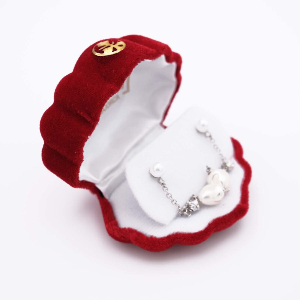 Boucles d'Oreilles en Perles de Majorque - 6 x 53 mm - Image 5