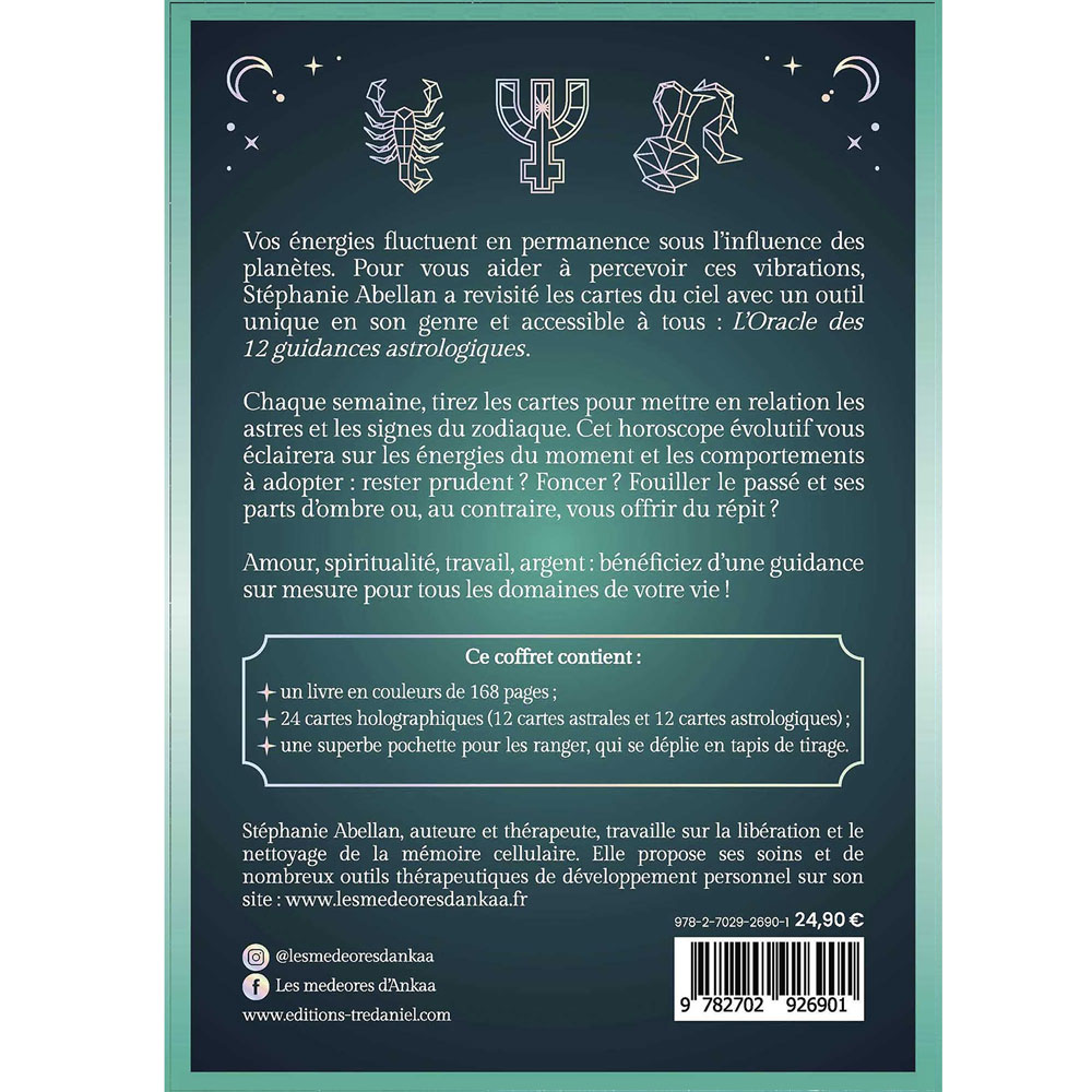 L'oracle des 12 guidances astrologiques : recevez vos prévisions astrales  personnalisées - Stéphanie Abellan, Tanguy Bigot - Courrier Du Livre -  Grand format - Librairie Martelle AMIENS