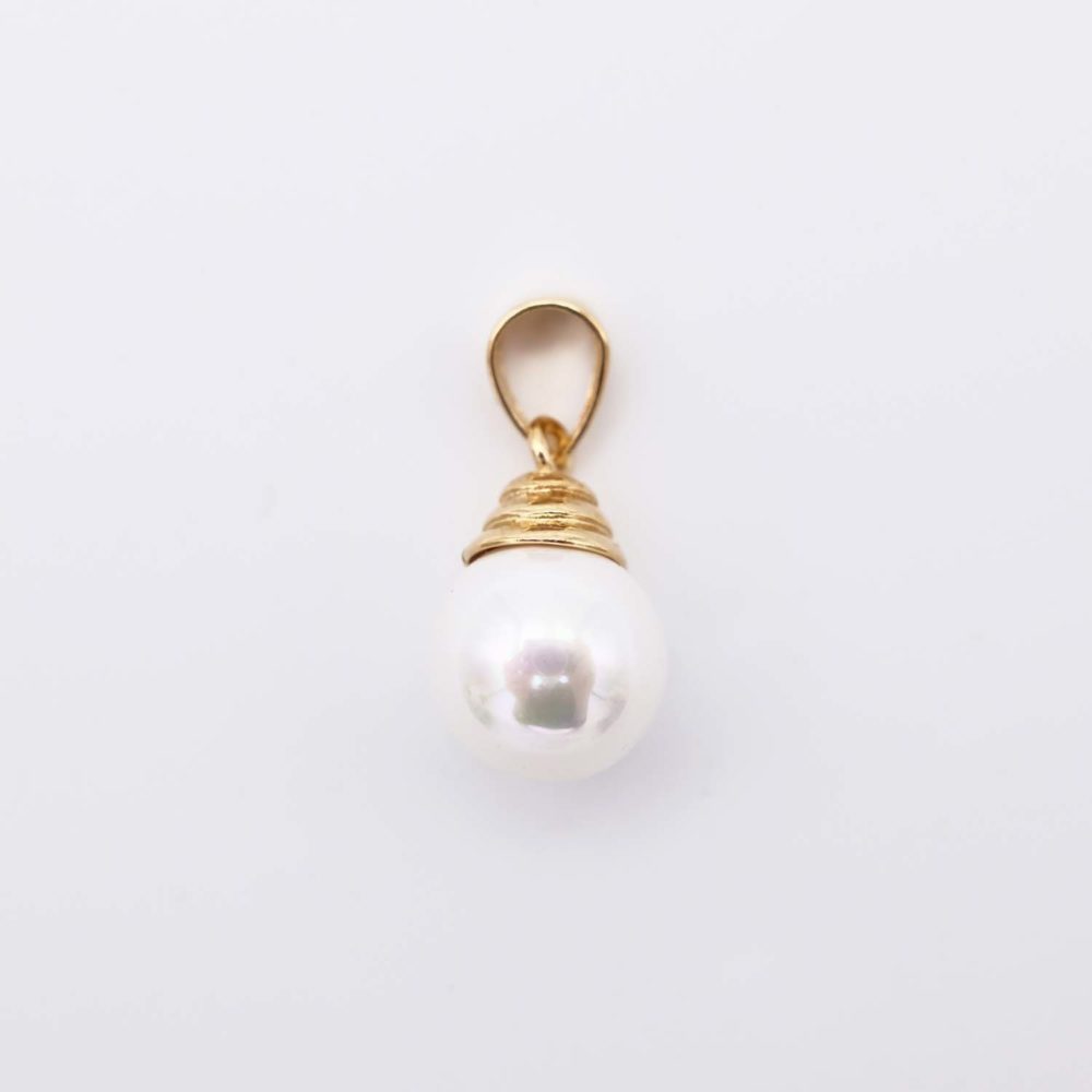 Pendentif en Perles de Majorque - 10 mm - Image 2