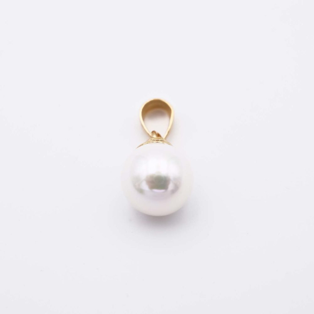 Pendentif en Perles de Majorque - 10 mm - Image 3