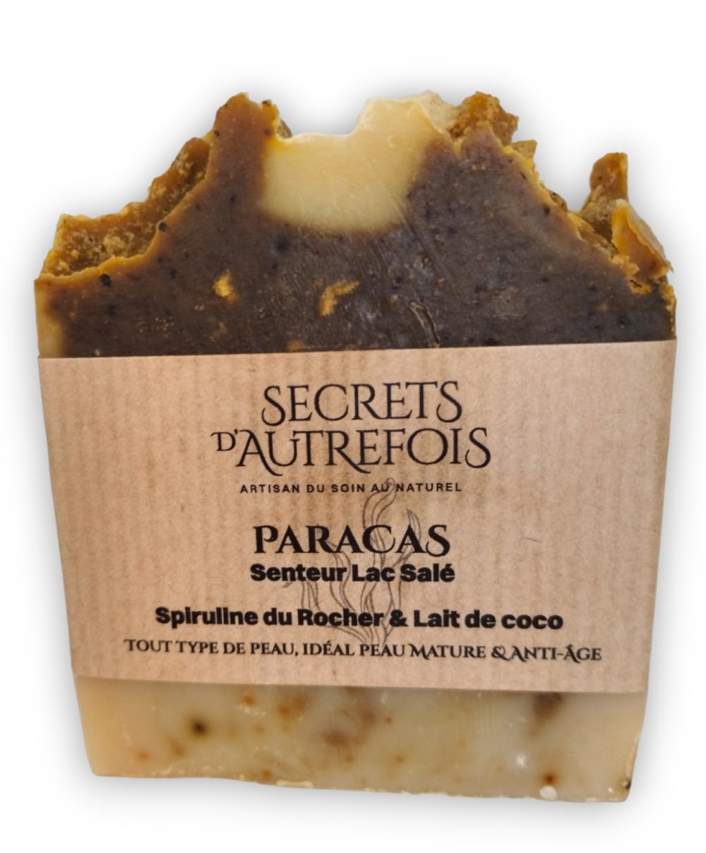 Savon artisanal PARACAS Spiruline et lait de Coco 110g