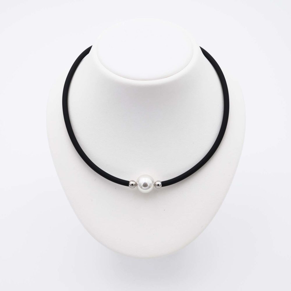 Collier en Perles de Majorque - 14 mm - Long. 41 à 45 cm - Image 7