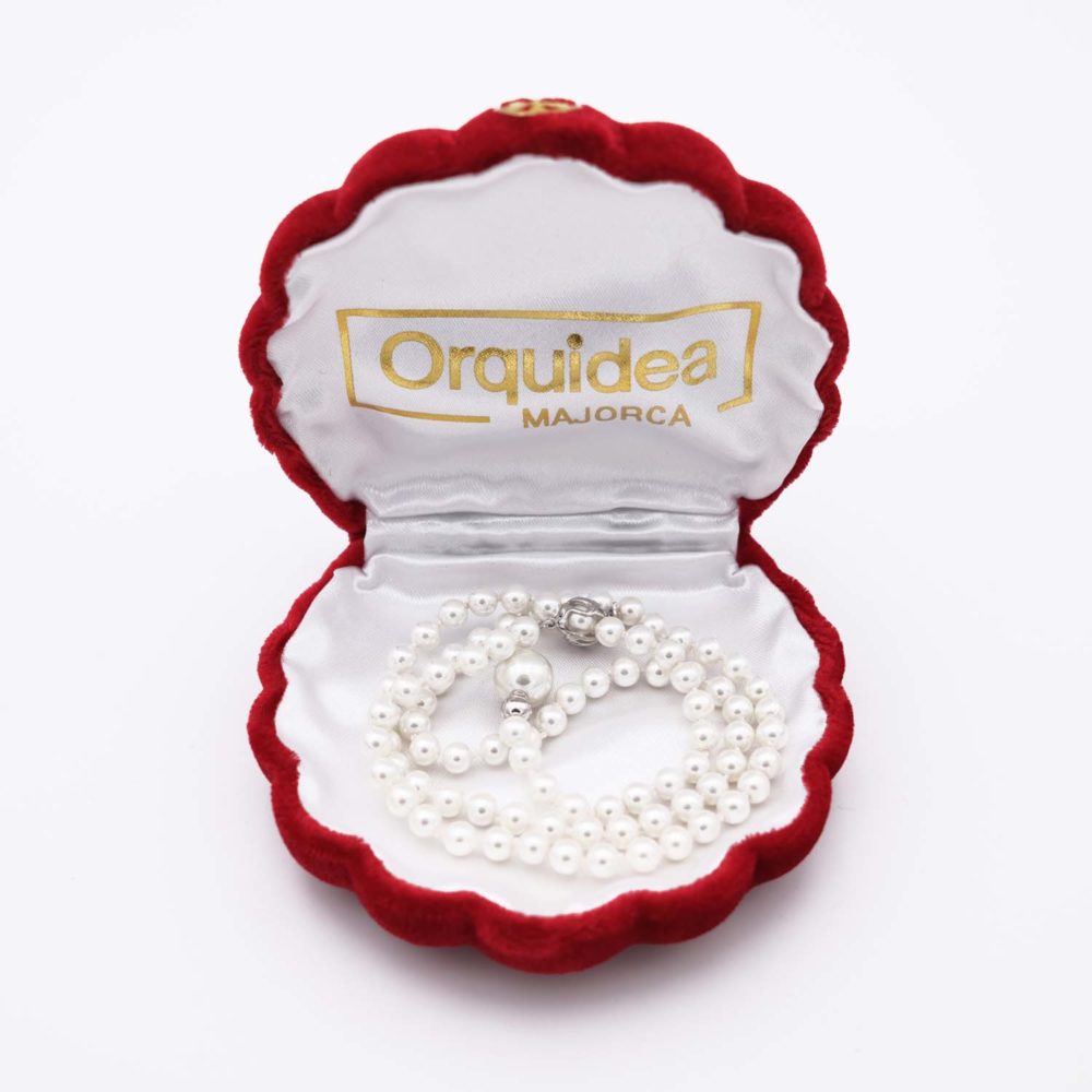 Collier en Perles de Majorque - 5 mm - Long. 50 cm ajustable - Image 6